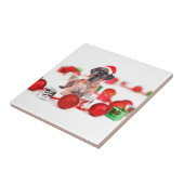 偉大なダン犬とクリスマスオーナメントの贈り物 タイル (側面)