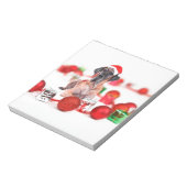 偉大なダン犬とクリスマスオーナメントの贈り物 ノートパッド (回転)