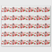 偉大なダン犬とクリスマスオーナメントの贈り物 ラッピングペーパー (フラット)