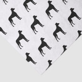 偉大なダン犬のシルエットへの愛のために 薄葉紙 (詳細)