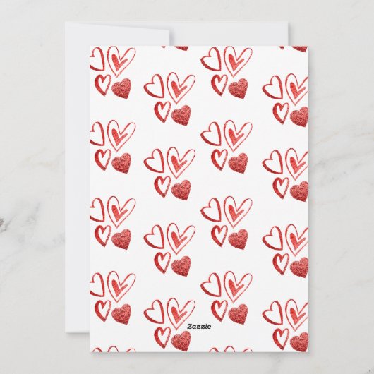 偉大なダン犬の恋人のバレンタインギフト シーズンカード (裏面)