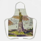 偉大なバルソルディ像、自由の女神像 エプロン (正面)