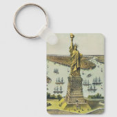 偉大なバルソルディ像、自由の女神像 キーホルダー (正面)