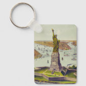 偉大なバルソルディ像、自由の女神像 キーホルダー (正面)