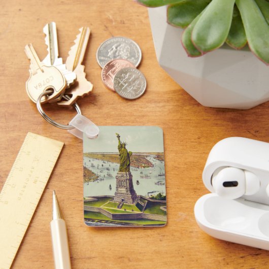 偉大なバルソルディ像、自由の女神像 キーホルダー (デスク)