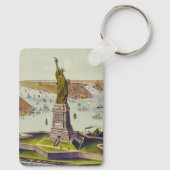 偉大なバルソルディ像、自由の女神像 キーホルダー (裏面)