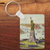 偉大なバルソルディ像、自由の女神像 キーホルダー (正面)