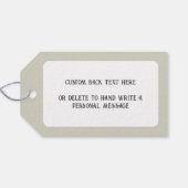 偉大なバルソルディ像、自由の女神像 ギフトタグ (裏面横)