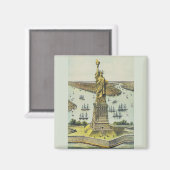 偉大なバルソルディ像、自由の女神像 マグネット (正面/裏面)