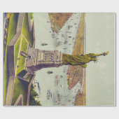 偉大なバルソルディ像、自由の女神像 ラッピングペーパー (フラット)