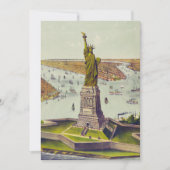 偉大なバルソルディ像、自由の女神像 招待状 (正面)