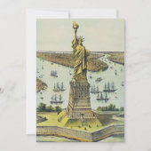 偉大なバルソルディ像、自由の女神像 招待状 (正面)