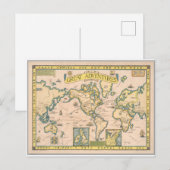 偉大な冒険の地図 ポストカード (正面/裏面)