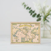 偉大な冒険の地図 ポストカード (スタンド正面)
