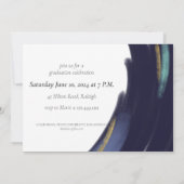 偉大な写真のモダン卒業に向けて 招待状 (裏面)