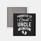 偉大な叔父に昇格 2026年頃 妊娠発表予定 マグネット (正面/裏面)