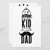 偉大な子供の背後には、素晴らしい父親がいる：父の日 シーズンカード (正面/裏面)
