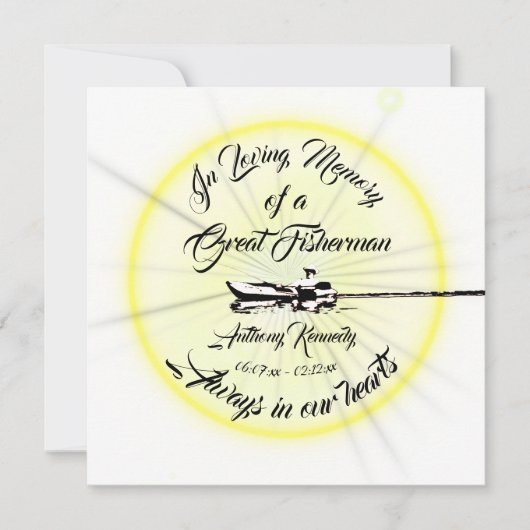 偉大な漁師の愛する記憶 (正面)