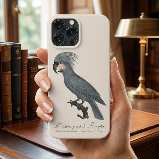 偉大な黒いヤシのオウム、プロボシガー・アテリムス Case-Mate iPhoneケース