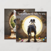 偉大なDane犬 – 家族の名前 シーズンカード (正面/裏面)