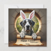 偉大なDane犬 – 家族の名前 シーズンカード (裏面)