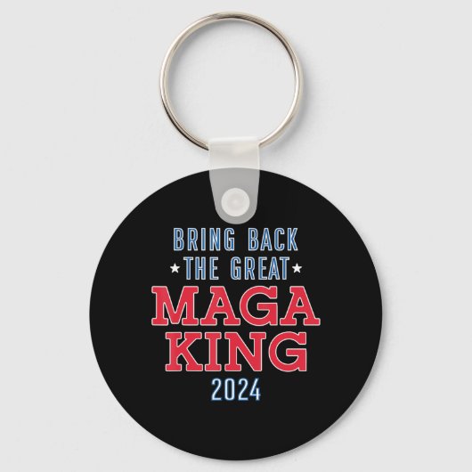 偉大なMAGAの王を戻せ 楽しいウルタ マガ デジ キーホルダー (正面)