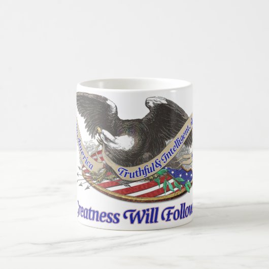 偉大後を追さ!11ozマグカップ コーヒーマグカップ (中央)