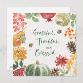 偉大、感謝、賛美収穫 シーズンカード (正面/裏面)