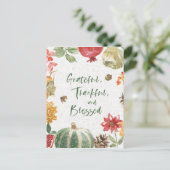 偉大、感謝、賛美収穫 シーズンポストカード (スタンド正面)