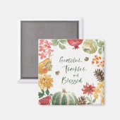 偉大、感謝、賛美収穫 マグネット (正面/裏面)