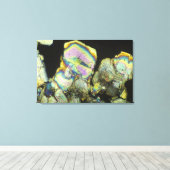 偏光で見た糖結晶2 キャンバスプリント (インサイチュ (ウッドフロア))