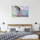 偏光で見た糖結晶 キャンバスプリント (インサイチュ (寝室))