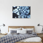 偏光で見られるコレステロール結晶 キャンバスプリント (インサイチュ (寝室))