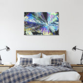 偏光中のクエン酸結晶 キャンバスプリント (インサイチュ (寝室))