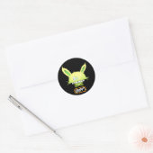 「偏執型チョンパー」ステッカー ラウンドシール (封筒)