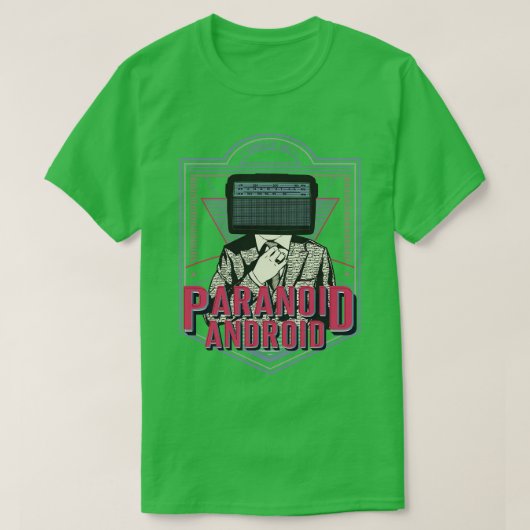 偏執型Android Tシャツ (デザイン正面)