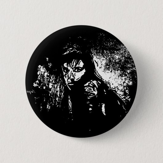 偏執症の日 缶バッジ (正面)