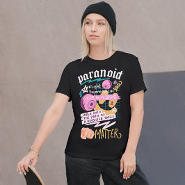 偏執的な戦いうつ病ストリートウェアTシャツ Tシャツ