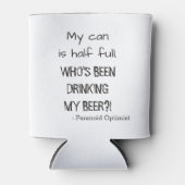 偏執的な楽観主義 缶クーラー (正面)