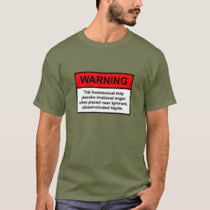 偏屈家の警告 Tシャツ