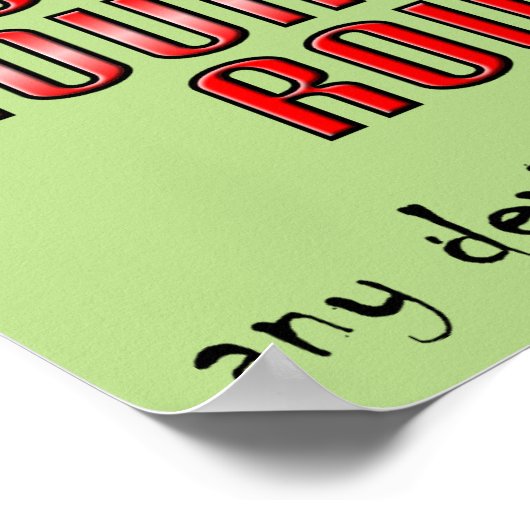 偏差は問題のポスタおもしろいー記号 ポスター (角)