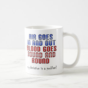 偏差は問題 Funny Mug or Travel Mug コーヒーマグカップ