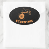 偏心 楕円形シール (バッグ)