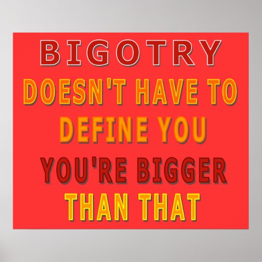 偏見は定義する必要はない ポスター (正面)