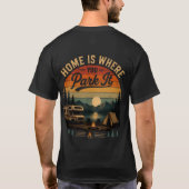 停める場所が家 Tシャツ (裏面)
