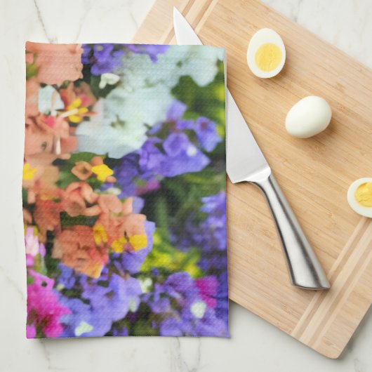 停カラフル止 キッチンタオル (四つ折り)