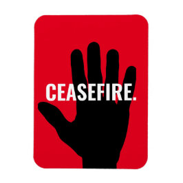 停戦ストップ赤白アンチ戦 マグネット