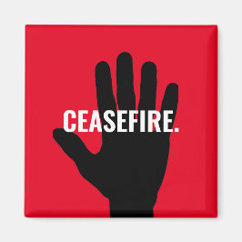 停戦ストップ赤白アンチ戦 マグネット