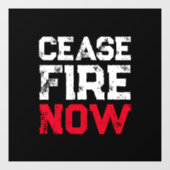 停戦白赤黒動揺してアンチ戦 ウィンドウサイン (シート)