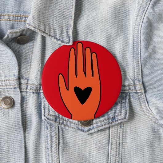 停戦now handパレスティナのグラフィックデザイン 缶バッジ (インサイチュ)